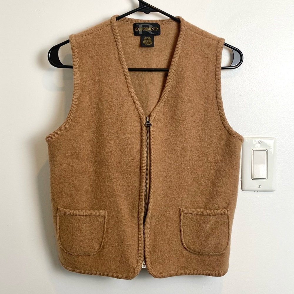 Vintage tan vest